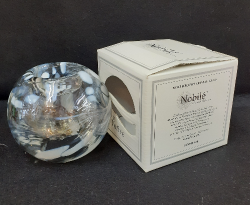 Friendship : Votive : Silver & White  by Nobile' 