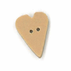 3407S Small Foke art White  Heart : by Just Another Button Company 