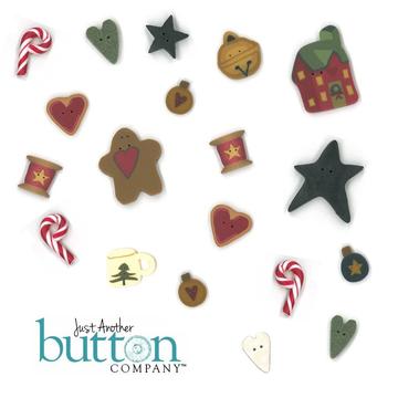 Country Christmas Garland by Just Another Button Company   