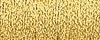 002J :  Japan Gold  : #4 Very Fine Braid  : Kreinik Metallic Threads