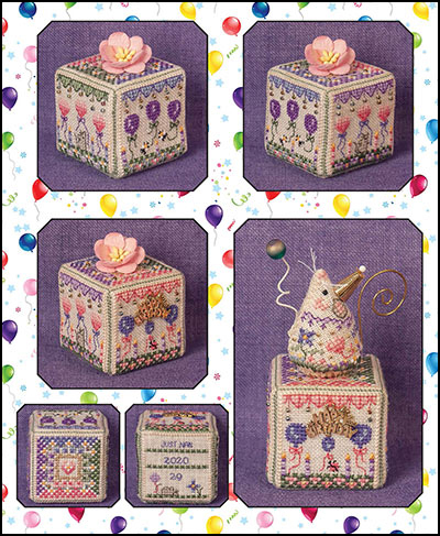 JN317 Birthday Garden Cube by Just Nan Limited Edition 