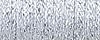 101 : Platinum : Fine Braid #8 :  Kreinik Metallic Threads 