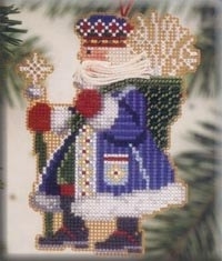 MHWS8 Frosty Santa  by Mill Hill   