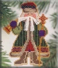MHWS7 Bell Ringer Santa  by Mill Hill   