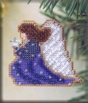 H107 Starlight Angel Ornament / Pin  Kit   by Mill Hill  