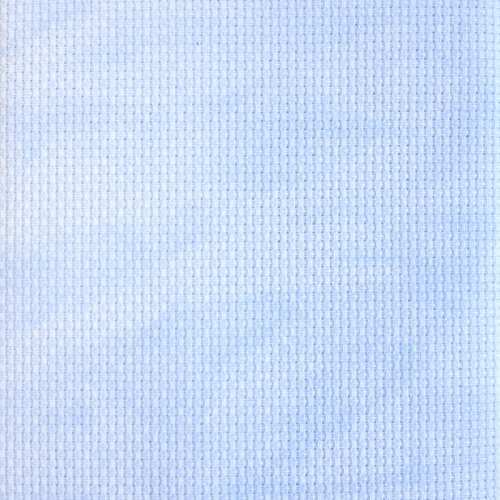 Vintage Country Sky Blue : 14 count Aida : Zweigart :  Per Metre 100cm x 110cm  
