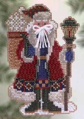 MHPS19 Snow Drift Santa  by Mill Hill    