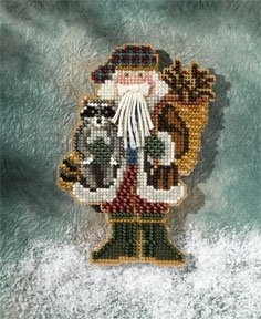 MH20-7302 Blue Ridge Santa  by Mill Hill 