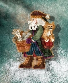 MH20-7303 Smoky Mountain Santa  by Mill Hill