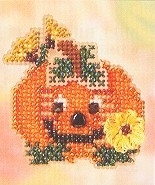 MHAH69 Pumpkin Smile by Mill Hill