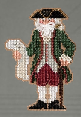MH20-3301 Williamsburg Santa  by Mill Hill 