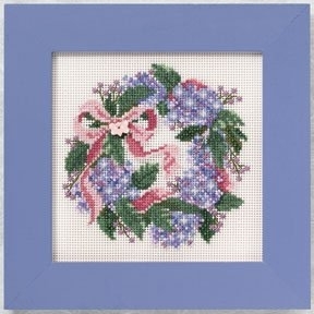 MH14-0104  Hydrangea Wreath by Mill Hill   