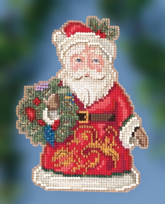 JS20-2014 Winter Wishes Santa  by Mill Hill