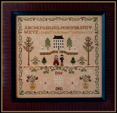 New England Winter Sampler by Little House Needlework  