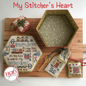 HD - 207 - My Stitcher's Heart  by Hands On Designs   