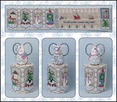 JN320LE : Winter Mouse Scissor Roll : Limited Edition by Just Nan  