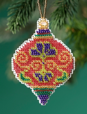 MH21-1916 Crimson Cloisonne Ornament Kit   by Mill Hill