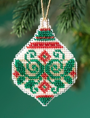 MH21-1911 Emerald Flourish Ornament Kit   by Mill Hill
