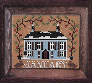 January Cottage : I'll Be Home Series by Twin Peak Primitives