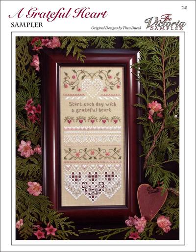 241 Grateful Heart Sampler by Victoria Sampler    Due in soon