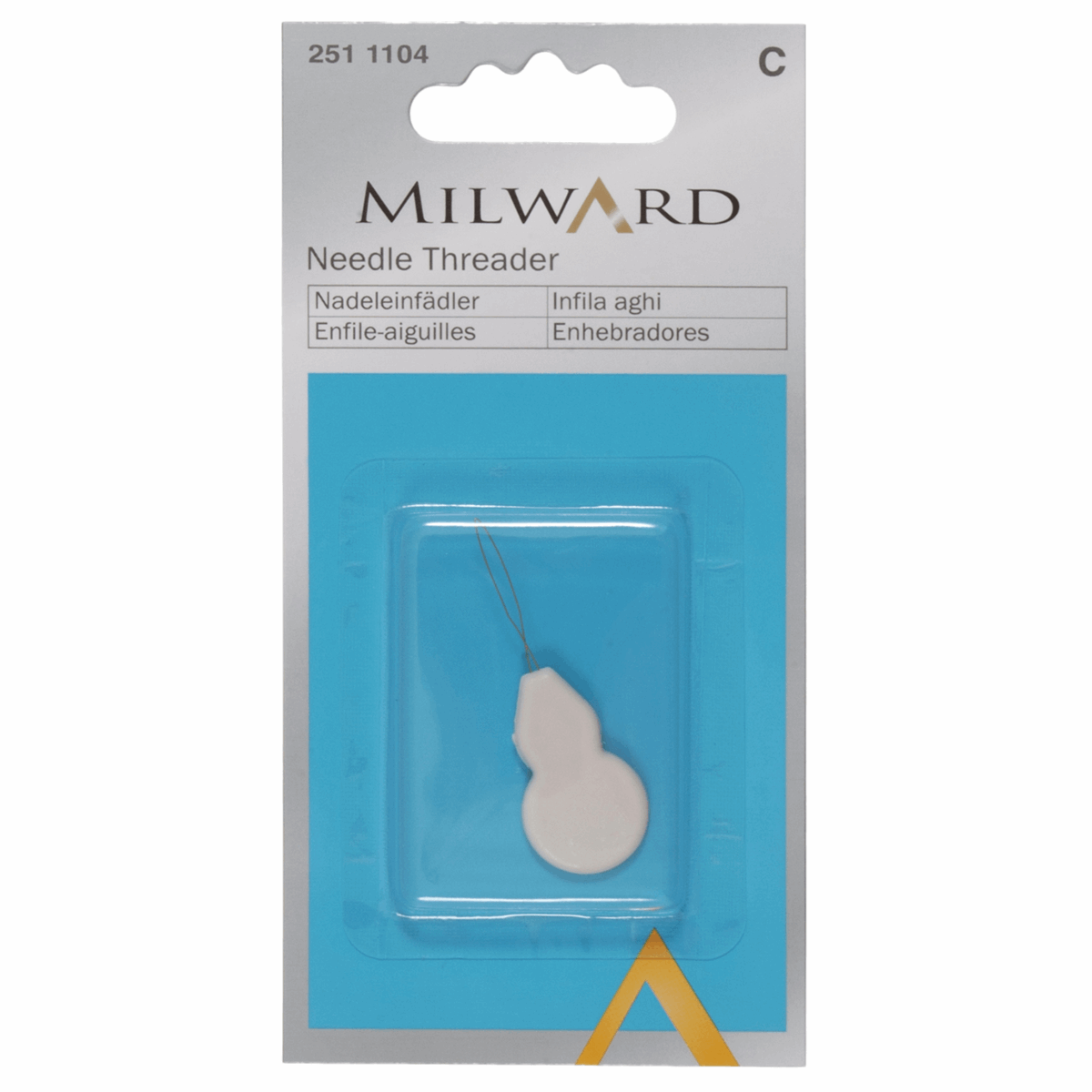 Needle Threaders 1 plastic needle threader by Milward  