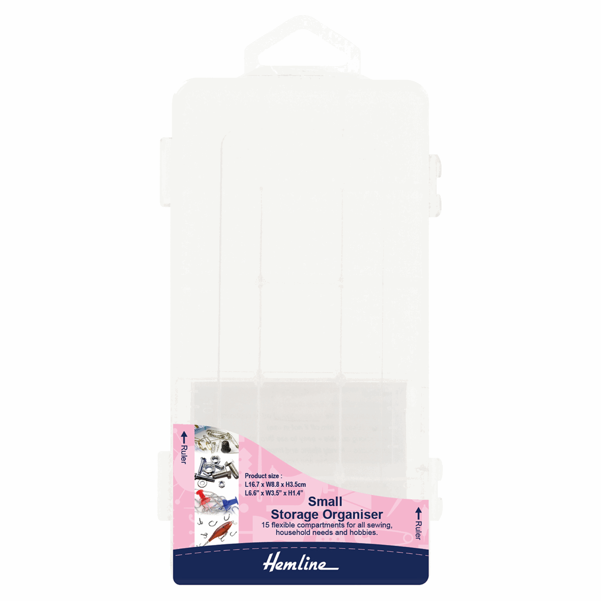 Plastic Storage Box - Small M3004S by Hemline 