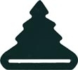 Green Christmas Tree Small BPST : Bellpull :   Wood :3-3/4" opening  by Mill Hill Only 2 available