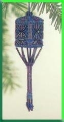 MHBT6 Wisteria Tassel :  Stitched and beaded Tassel Ornament  Kit   by Mill Hill  