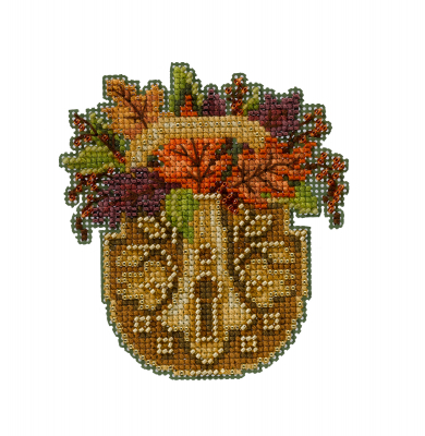 MH19-2212 - Autumn Lock - Trilogy Ornament by Mill Hill 