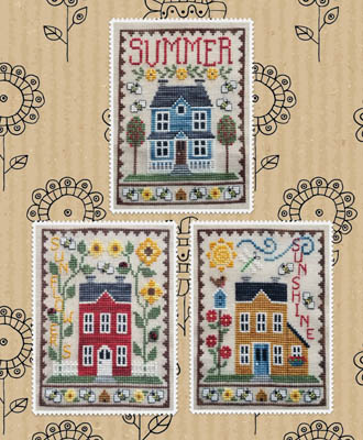 Summer House Trio by Waxing Moon Designs 