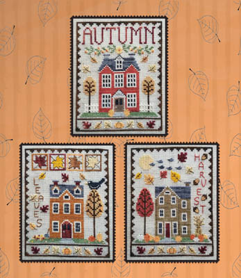 Autumn House Trio by Waxing Moon Designs