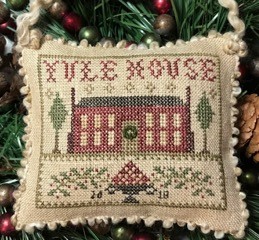 Yule House 2018 Sampler Ornament by Homespun Elegance Ltd  