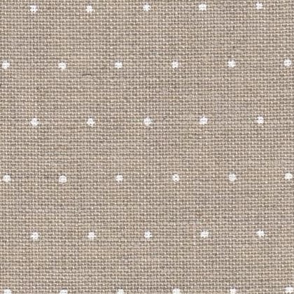 Mini Dots Naturel  : 1399  : 28 count Linen :  Zweigart : Fat Quarter  50cm x 70