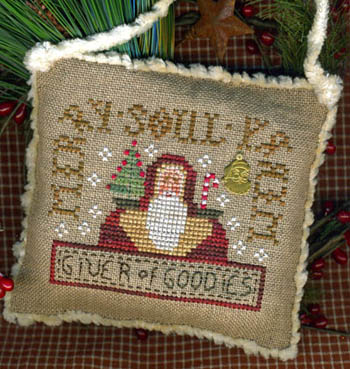 Merry - Merry Sole 2013 Sampler Ornament by Homespun Elegance Ltd