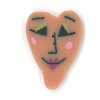 4674.L Large Witch Face  by Just Another Button Company  