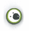 4689.T Tiny Green Googly Eye by Just Another Button Company 