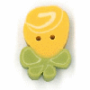 2324W Wee Yellow Ribbon Rose by Just Another Button Company 