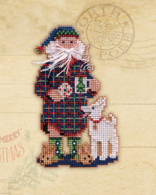 MH20-2131 Christmas Morning Santa  by Mill Hill   