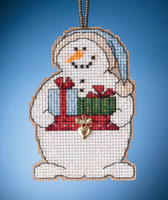 MH16-2136 Giving Snowman  by Mill Hill