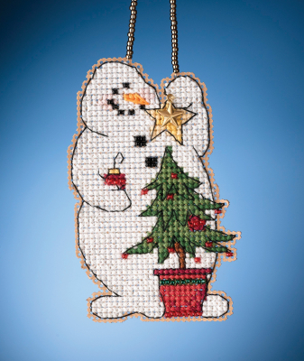 MH16-2132 Trimming Snowman  by Mill Hill 
