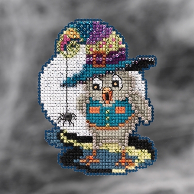 MH18-2126 Halloween Owl by Mill Hill
