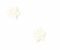 Joyfulness  4442T Tiny Snowflake Buttons x 2 by Just Another Button Company 