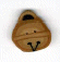 Reindeer Stable nh1045S Small Sleigh Bell by Just Another Button Company 