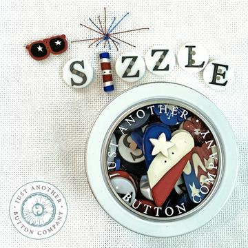 Take Heart Tin + Sprinkler  : July 2021 : Button Lovers Club    by Just Another Button Company