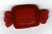 nh 1041L  Large Cherry Candy  by Just Another Button Company