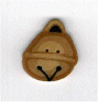 nh 1045 M Sleigh bell  by Just Another Button Company 