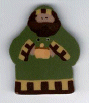 nh 1057.L Large Green Wise Man  