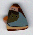 nh 1070.S Small Blue Wise Man  