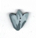 nh 1036.L Large Blue Tulip by Just Another Button Company 