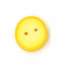 3414 Yellow Ken Button  by Just Another Button Company 